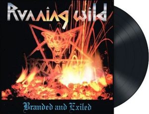 Running Wild Branded and exiled LP standard