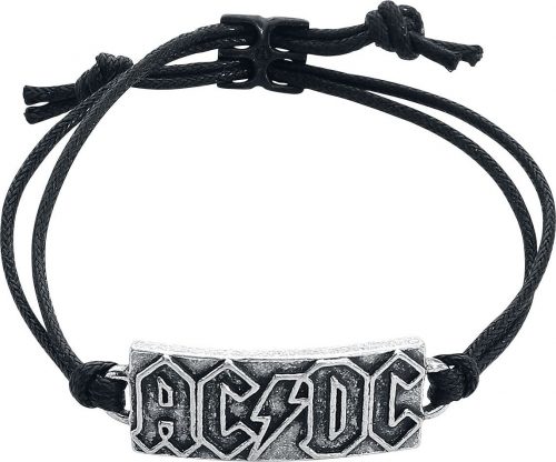 AC/DC AC/DC Logo náramek černá