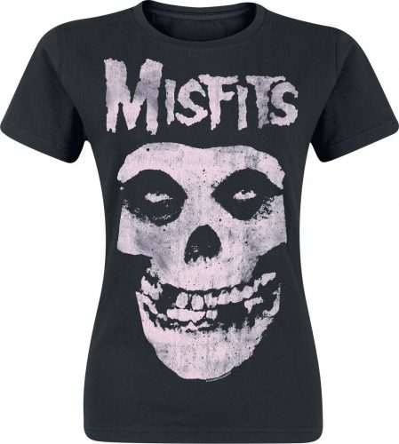 Misfits Pink Skull Dámské tričko černá