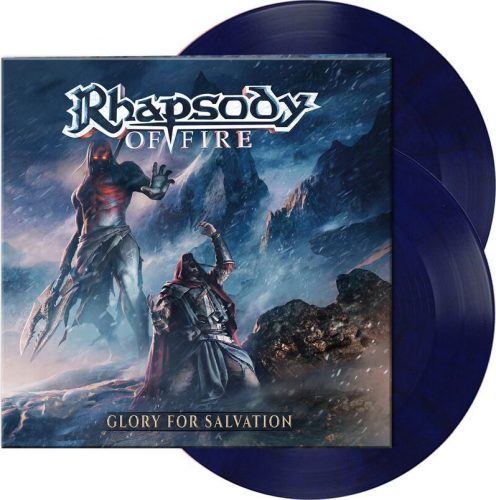 Rhapsody Of Fire Glory for salvation 2-LP modrá