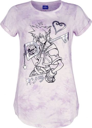 Kingdom Hearts Sora Dámské tričko světle růžová