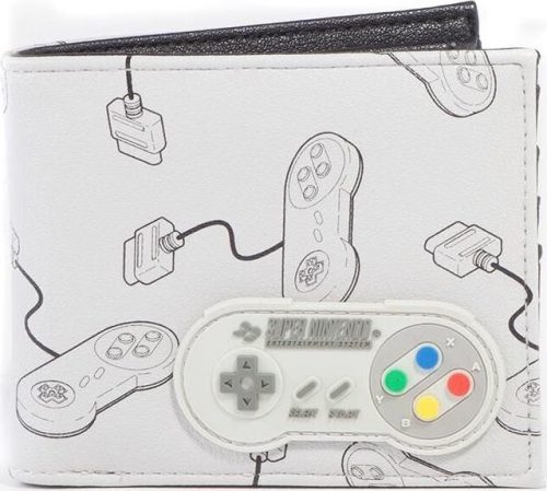 Nintendo SNES Controller Peněženka bílá / vícebarevná