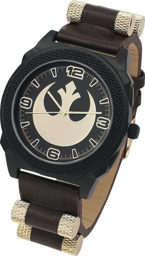 Star Wars Rebellen Logo Náramkové hodinky hnědá