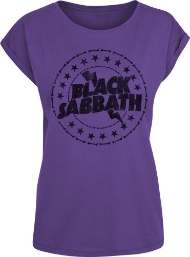 Black Sabbath Classic Lightning Logo Dámské tričko fialová