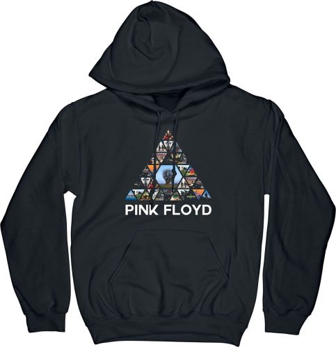 Pink Floyd Men's Album Pyramid Mikina s kapucí černá