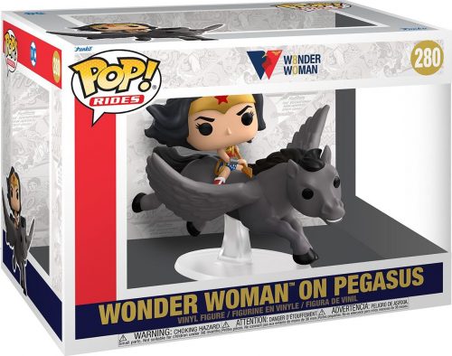 Wonder Woman Vinylová figurka č. 280 Wonder Woman on Pegasus (Pop! Rides Super Deluxe) Sberatelská postava standard