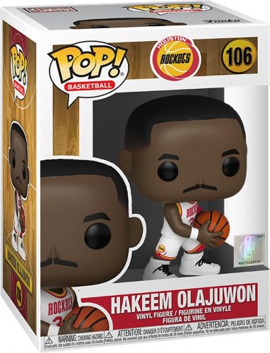 NBA Vinylová figurka č. 106 Houston Rockets - Hakeem Olajuwon (Home Jersey) Sberatelská postava standard