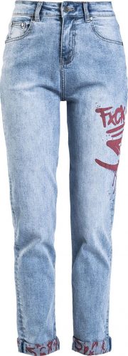 RED by EMP Mom Jeans mit Print Dámské džíny modrá