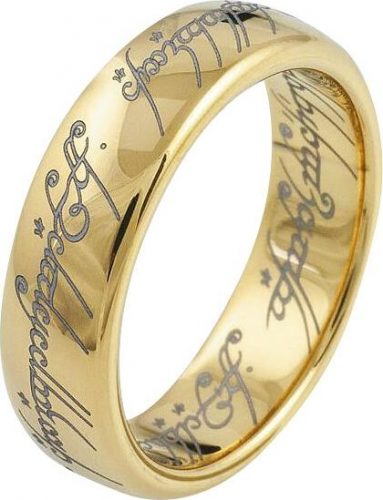 Pán prstenů The One Ring Prsten zlatá