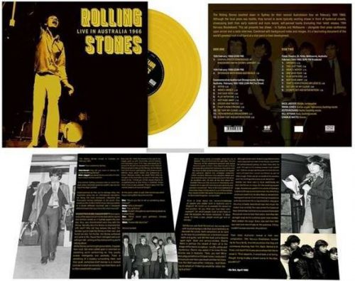 The Rolling Stones Lve in Australia 1966 LP žlutá