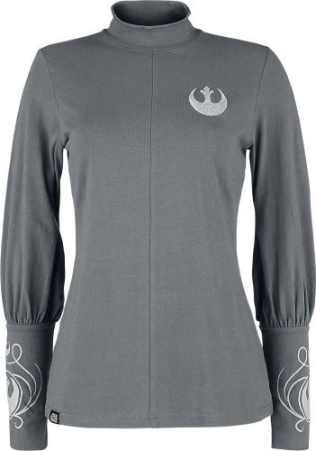 Star Wars Rebel Dámské tričko s dlouhými rukávy tmavě šedá