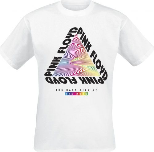 Pink Floyd DSOTM Rainbow Tričko bílá