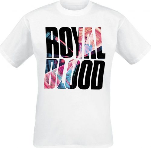 Royal Blood (Band) Warped Album Logo Tričko bílá