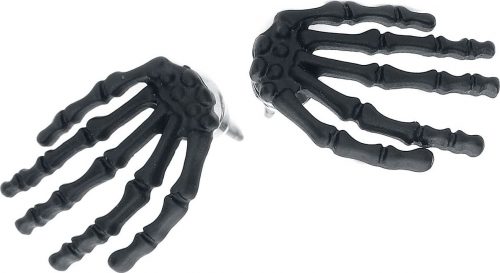 Gothicana by EMP Skeleton Hands sada náušnic černá