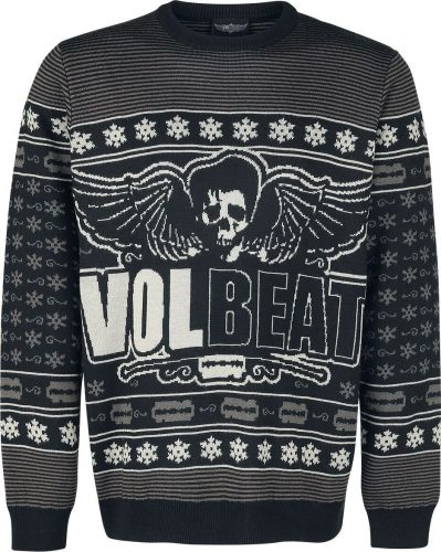 Volbeat Holiday Sweater 2021 Mikina černá
