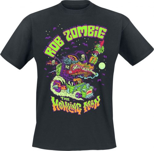 Rob Zombie Big Howling Tee Tričko černá