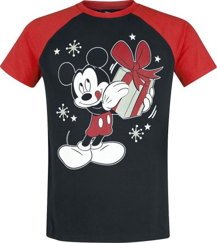 Mickey & Minnie Mouse Christmas! Tričko cerná/cervená