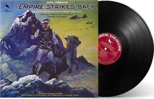 Star Wars The Empire Strikes Back LP černá