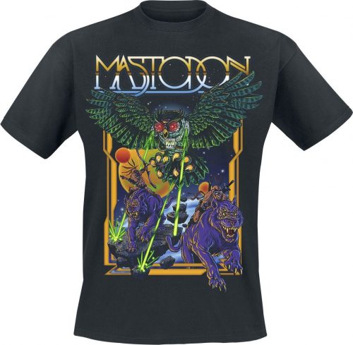 Mastodon Space Owl Tričko černá