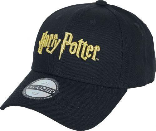 Harry Potter Gold Logo Baseballová kšiltovka černá