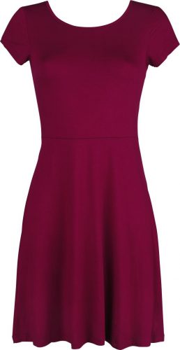 Black Premium by EMP Červené šaty s otvorem na zádech a ozdobným šněrováním Šaty červená
