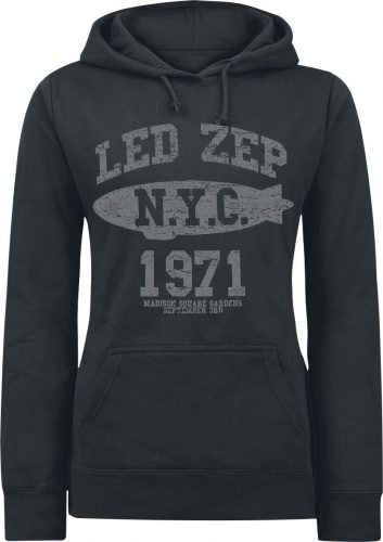 Led Zeppelin LZ College Dámská mikina s kapucí černá