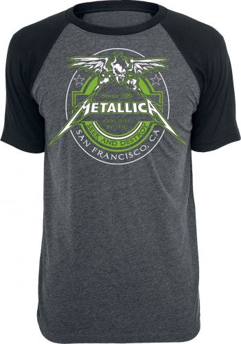 Metallica Fuel Tričko charcoal/černá