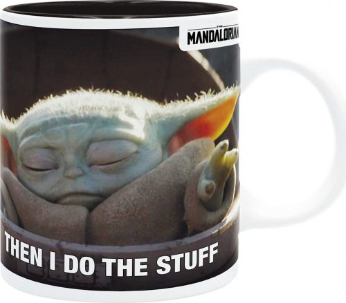Star Wars The Mandalorian - Grogu - Coffee Meme Hrnek vícebarevný