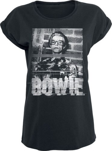 David Bowie Glitchy Dámské tričko černá