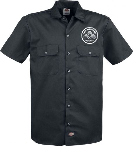 Gas Monkey Garage Pracovní košile Dickies - Custom Motors Pracovní košile černá