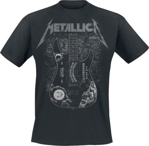 Metallica Hammett Ouija Guitar Tričko černá