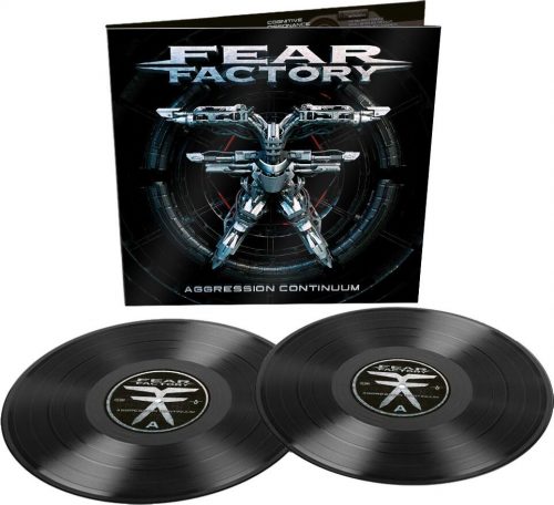 Fear Factory Aggression Continuum 2-LP černá