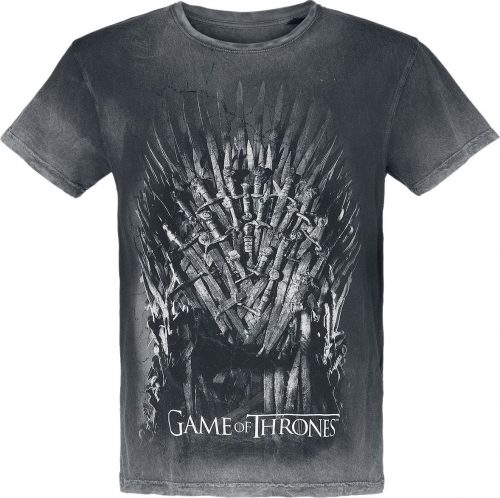 Game Of Thrones Iron Throne Tričko šedá