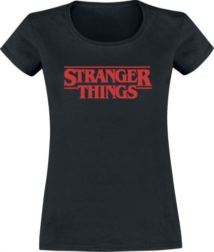 Stranger Things Classic Logo Dámské tričko černá