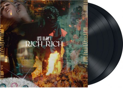 Ufo361 Rich Rich 2-LP černá