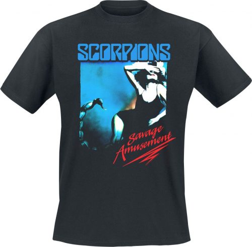 Scorpions Savage Amusement Cover Tričko černá