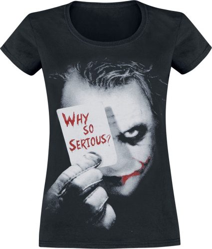 The Joker Why So Serious? Dámské tričko černá