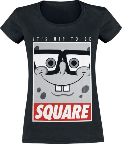 SpongeBob SquarePants Square Dámské tričko černá