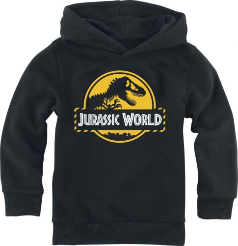 Jurassic Park Kids - Jurassic World - Logo detská mikina s kapucí černá