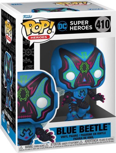 DC Comics Vinylová figurka č.410 Dia Des Los DC - Blue Beetle Sberatelská postava standard