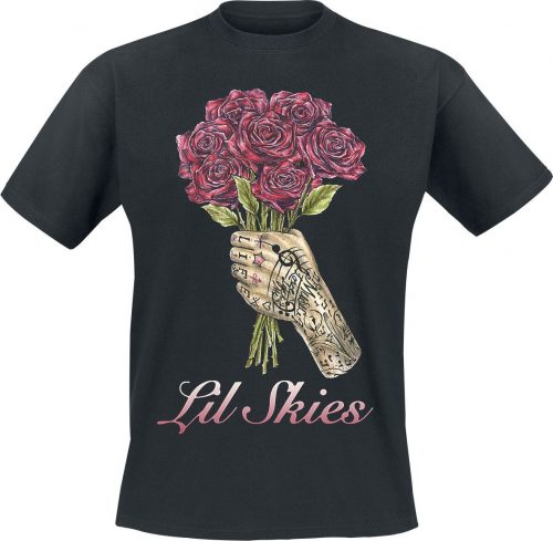 Lil' Skies Bouquet Hand Tričko černá