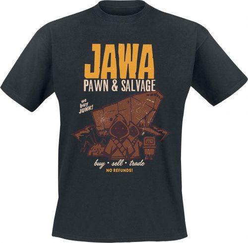 Star Wars Jawa Pawn & Salvage Tričko černá