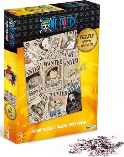 One Piece Puzzle Wanted Puzzle vícebarevný