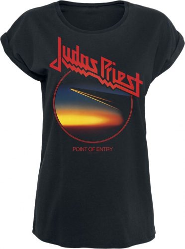 Judas Priest Point Of Entry Circle Dámské tričko černá