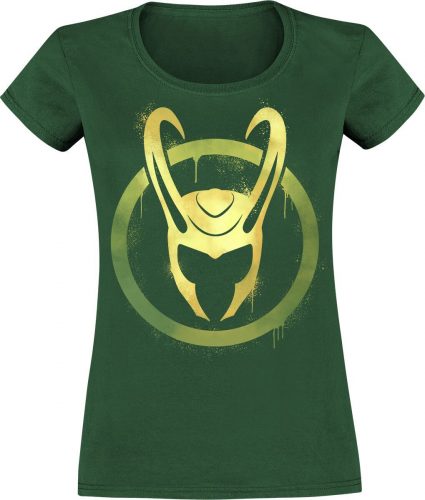 Loki Helmet Dámské tričko lahvove zelená