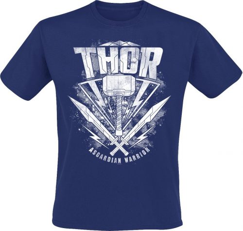Thor Ragnarok - Asgardian Warrior Tričko modrá