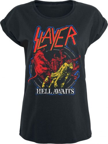 Slayer Primary Color Hell Awaits Dámské tričko černá