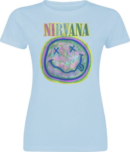 Nirvana Waves Dámské tričko světle modrá
