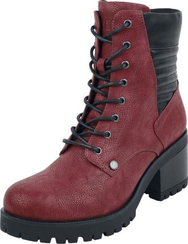 Black Premium by EMP Červené boty s podpatky boty tmavě červená