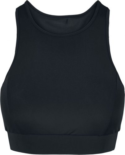 Urban Classics Ladies High Neck Tech Bra Spodní prádlo černá